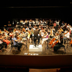 Ensayo de la Orquesta Sinfónica de Ávila dirigida por Rubén Díez.-ICAL