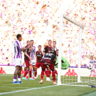 Gol del Real Valladolid ante el Burgos en Zorrilla. / RV