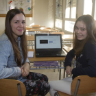 Creadoras de la página web para combatir el acoso escolar en el Instituto Claudio Moyano de Zamora.-M. DENEIVA