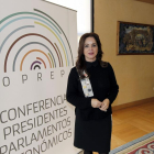 La presidenta de la Cortes de Castilla y León, Silvia Clemente, asiste al plenario de la Conferencia de presidentes de Parlamentos Autonómicos (Coprepa)-Ical