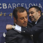 Sandro Rosell y Josep Maria Bartomeu.-Foto :  EFE / ALEJANDRO GARCÍA