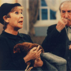 Lina Morgan en la serie de televisión 'Hostal Royal Manzanares'.-