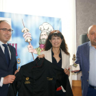 Ana Redondo, Víctor Alonso y Jaime Fernández presentan el XVIII Concurso Provincial de Pinchos.-ICAL