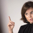 La vicepresidenta del Gobierno central, Soraya Sáenz de Santamaría.-MARTA PÉREZ (EFE)