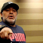 Diego Armando Maradona, durante una rueda de prensa.-Foto: EFE / LEONARDO MUÑOZ