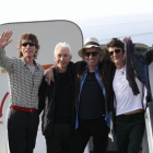 Los Rolling Stones a su llegada a La Habana.-EFE / ALEJANDRO ERNESTO
