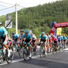 Los ciclistas de la Vuelta a Polonia, durante la quinta etapa.-EFE/ EPA/ ANDRZEJ GRYGIEL