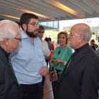 El presidente de la Diputación de Ávila, Jesús Manuel Sánchez Cabrera, y el presidente de la Conferencia Episcopal Española (CEE) y arzobispo de Valladolid, Ricardo Blázquez.-ICAL