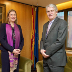 La consejera de Hacienda, Pilar del Olmo, se reúne con el Embajador Representante Permanente de España ante la UE, Alfonso María Dastis-Ical