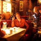 Quentin Tarantino, en el rodaje de una escena de Érase una vez en... Hollywod’, con Leonardo DiCaprio y Brad Pitt.-