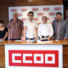 El secretario general de CCOO Castilla y León, Vicente Andrés, presenta los Acuerdos con sindicalistas latinoamericanos sobre el Diálogo Social-Miriam Chacón / ICAL
