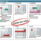 Calendario escolar curso 2017-2018-EL MUNDO