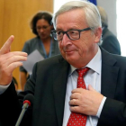 Juncker, en una reunión del cuerpo ejecutivo de la UE, en Bruselas, el 27 de julio.-REUTERS / FRANÇOIS LENOIR