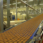 Una de las líneas de fabricación de la planta de Gullón en Aguilar de Campoo (Palencia).-BRÁGIMO