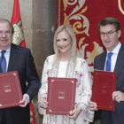 Juan Vicente Herrera, Cristina Cifuentes y Alberto Núñez Feijóo.-EUROPA PRESS