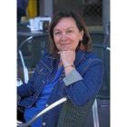 La escritora Clara Sánchez  momentos antes del encuentro celebrado con los lectores en la Feria del Libro..-F.L. V.