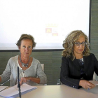 Pilar Martín Nájera junto a la fiscal superior, Lourdes Rodríguez Rey, en la inauguración del curso.-ICAL