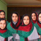 El equipo de seis adolescentes afganas a las que les ha denegado el visado estadounidense.-GLOBAL CHALLENGE