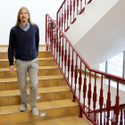 El secretario general de Podemos Castilla y León, Pablo Fernández, ofrece una rueda de prensa sobre la actualidad política-ICAL