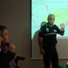 El Mayor de la policía municipal de Ponferrada (León), Arturo Pereira, durante la presentación de los protocolos del plan de movilidad para el Mundial de Ciclismo-Ical