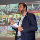 Óscar Puente, en una imgen de archivo durante la presentación de su programa electoral.-J. M. LOSTAU