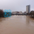 El río Pisuerga a su paso por Valladolid.- CHD
