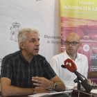 Miguel ÁngelVieria y Luis Jorge del Barco, durante la presentación.-ICAL
