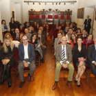 Público  asistente a la presentación del libro en la sala de recepciones del Palacio Pimentel, sede de la Diputación.-J. M. Lostau