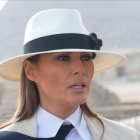 Melania Trump, el pasado 6 de octubre en Egipto.-AFP / SAUL LOEB