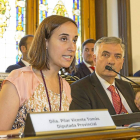 Pilar Vicente en su discurso.-M.A.S