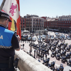 Concentración por el agente fallecido en acto de servicio en Valladolid. - ICAL