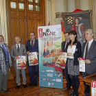Ana Redondo y representantes de la empresas organizadoras durante la presentación de la muestra.-El Mundo