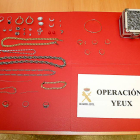 Material robado intervenido en el marco de la operación ‘Yeux’.-GUARDIA CIVIL