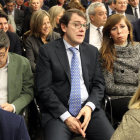 Fernández Mañueco, junto a AliciaSánchezCamacho, ex presidenta del PP catalán.-ICAL