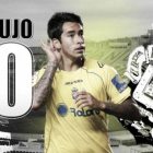 Araujo, en un fotomontaje promocional de la Unión Deportiva Las Palmas.-TWITTER