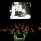 La Orquesta Sinfónica durante un concierto celebrado en una Semana de Cine de Valladolid.-Pablo Requejo