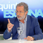 Manuel Saravia durante ‘La Quinta Esquina’, programa emitido en La 8 Valladolid.-J. M. LOSTAU