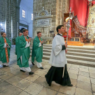 Imagen del acto de entrega del certificado celebrado ayer en la Catedral vallisoletana.-ICAL