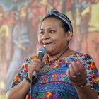 La activista indígena Rigoberta Menchú.-EUGENIO TORRES