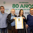 Antonio Rodríguez, Daniel Carracal, Atancha Casado y Óscar Domínguez, ayer, durante la presentación del certamen.-ICAL