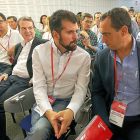 El Secretario General del PSOE de Castilla y León, Luis Tudanca (centro)-E.M.