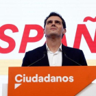 Albert Rivera, en su comparecencia para valorar los resultados de las elecciones del 10-N.-MARISCAL / EFE