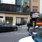 Accidente en la calle Nicolás Salmerón en Valladolid. POLICÍA VALLADOLID