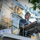 Acto del PDECat a favor del sí en el referéndum unilateral del 1-O, el mes pasado.-FERRAN NADEU