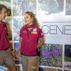 Montserrat Fernández, con el director del Ceneam, Javier Pantoja.-ICAL