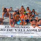 El ‘fútbol splash’ es una de las marcas de identidad del campus.-G. V.