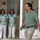 El secretario general de Podemos, Pablo Iglesias, el pasado 6 de julio en Cádiz.-EFE / ROMAN RIOS