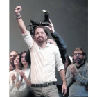 Pablo Iglesias, el 15 de noviembre, tras ser elegido secretario general de Podemos.-Foto:  AGUSTÍN CATALÁN