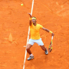 Rafael Nadal, en su debut en Roma.-/ TONY GENTILE (REUTERS)