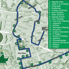 Mapa del recorrido de la Solemne Procesión Triunfal por las calles de Valladolid.- VALLADOLID COFRADE